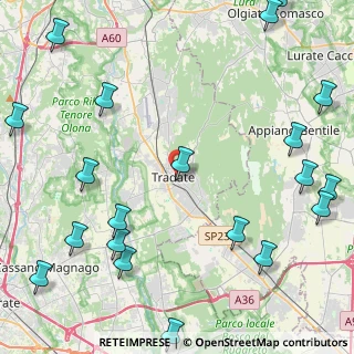 Mappa Villa Comunale of ViaVia Mameli, 21049 Tradate VA, Italia (6.3315)