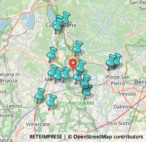 Mappa 24030 Villa d'Adda BG, Italia (6.27056)