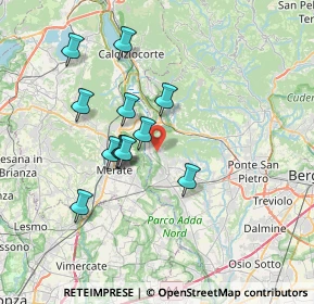 Mappa 24030 Villa d'Adda BG, Italia (6.09667)