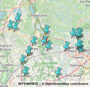 Mappa 24030 Villa d'Adda BG, Italia (9.221)