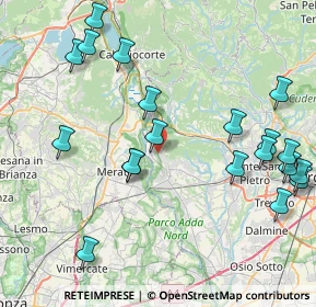 Mappa 24030 Villa d'Adda BG, Italia (9.7085)