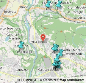 Mappa 24030 Villa d'Adda BG, Italia (2.425)