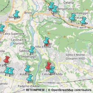 Mappa 24030 Villa d'Adda BG, Italia (3.22733)