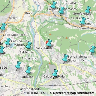 Mappa 24030 Villa d'Adda BG, Italia (3.112)