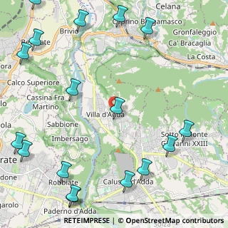 Mappa 24030 Villa d'Adda BG, Italia (3.19529)