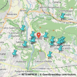 Mappa 24030 Villa d'Adda BG, Italia (2.002)