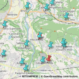 Mappa 24030 Villa d'Adda BG, Italia (2.92)