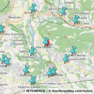 Mappa 24030 Villa d'Adda BG, Italia (2.97857)