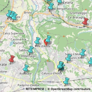Mappa 24030 Villa d'Adda BG, Italia (3.111)