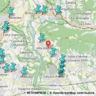 Mappa 24030 Villa d'Adda BG, Italia (3.224)