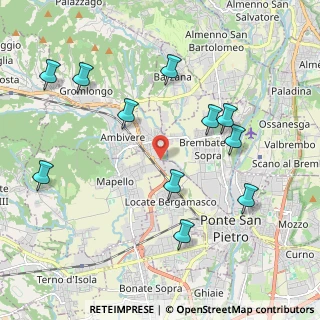 Mappa Centro Commerciale Continente Mapello, 24030 Mapello BG, Italia (2.20636)