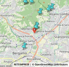 Mappa Via Don Luigi Guanella, 24124 Bergamo BG, Italia (2.68727)