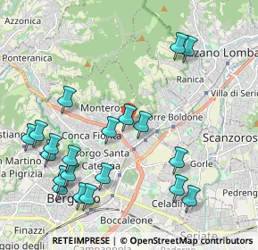 Mappa Via Don Luigi Guanella, 24124 Bergamo BG, Italia (2.3655)