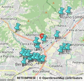 Mappa Via Don Luigi Guanella, 24124 Bergamo BG, Italia (2.103)