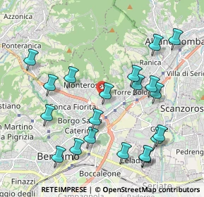 Mappa Via Don Luigi Guanella, 24124 Bergamo BG, Italia (2.207)