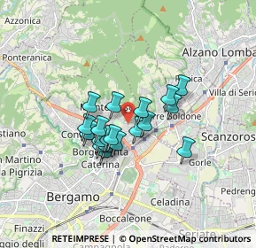 Mappa Via Don Luigi Guanella, 24124 Bergamo BG, Italia (1.17842)