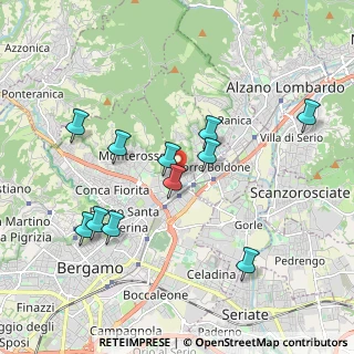 Mappa Via Pietro Maroncelli, 24124 Bergamo BG, Italia (1.88182)
