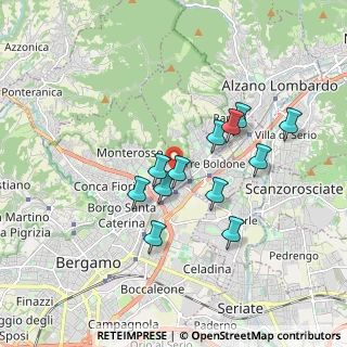 Mappa Via Pietro Maroncelli, 24124 Bergamo BG, Italia (1.50917)