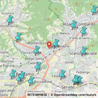 Mappa Via Pietro Maroncelli, 24124 Bergamo BG, Italia (3.22)