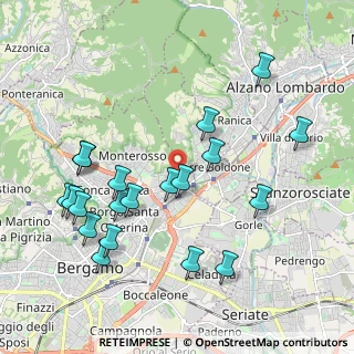 Mappa Via Pietro Maroncelli, 24124 Bergamo BG, Italia (2.161)