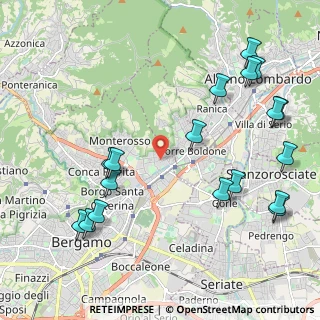 Mappa Via Pietro Maroncelli, 24124 Bergamo BG, Italia (2.57111)