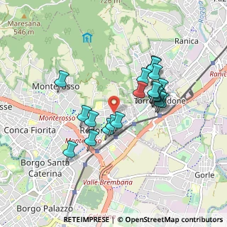 Mappa Via Pietro Maroncelli, 24124 Bergamo BG, Italia (0.763)