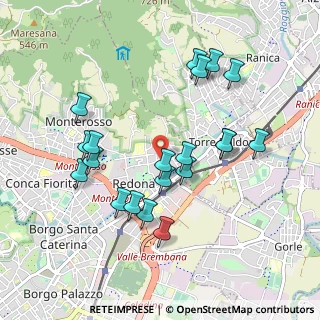 Mappa Via Pietro Maroncelli, 24124 Bergamo BG, Italia (0.9315)