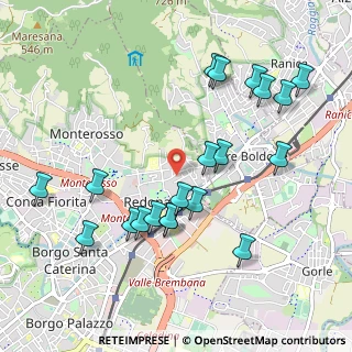 Mappa Via Pietro Maroncelli, 24124 Bergamo BG, Italia (1.054)