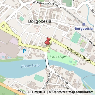 Mappa Viale Carlo Fass?, 24, 13011 Borgosesia, Vercelli (Piemonte)