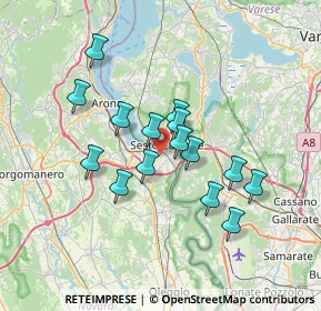 Mappa 28053 Castelletto sopra Ticino NO, Italia (5.77467)