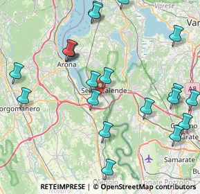 Mappa 28053 Castelletto sopra Ticino NO, Italia (9.7745)