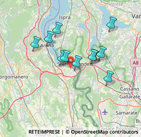 Mappa 28053 Castelletto sopra Ticino NO, Italia (5.85273)