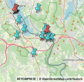 Mappa 28053 Castelletto sopra Ticino NO, Italia (3.75333)