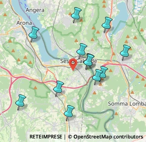 Mappa 28053 Castelletto sopra Ticino NO, Italia (3.87917)