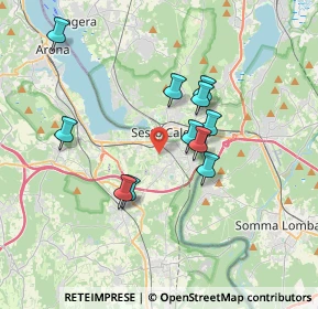 Mappa 28053 Castelletto sopra Ticino NO, Italia (3.09727)