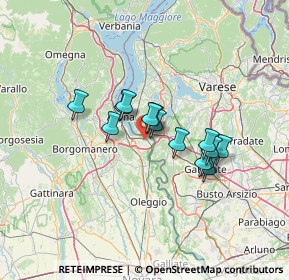 Mappa 28053 Castelletto sopra Ticino NO, Italia (9.76214)