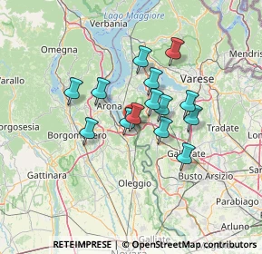 Mappa 28053 Castelletto sopra Ticino NO, Italia (9.96857)