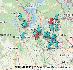 Mappa 28053 Castelletto sopra Ticino NO, Italia (11.632)