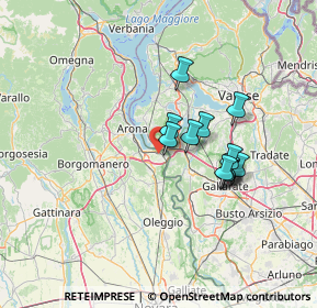 Mappa 28053 Castelletto sopra Ticino NO, Italia (10.805)