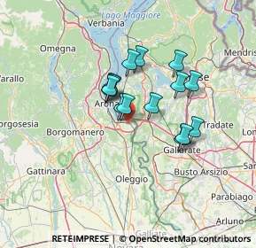 Mappa 28053 Castelletto sopra Ticino NO, Italia (9.96667)