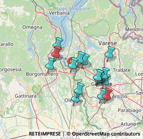 Mappa 28053 Castelletto sopra Ticino NO, Italia (11.8725)