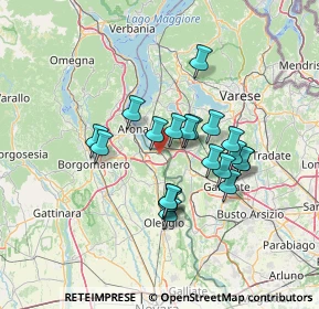 Mappa 28053 Castelletto sopra Ticino NO, Italia (11.141)