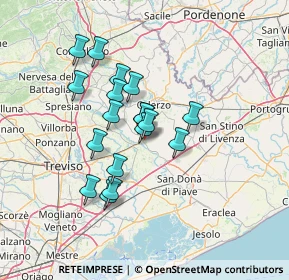 Mappa Via Terreni, 31047 Ponte di Piave TV, Italia (10.82278)