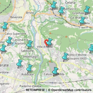 Mappa Via Frigerio Tranquilla, 24030 Villa d'Adda BG, Italia (3.10467)