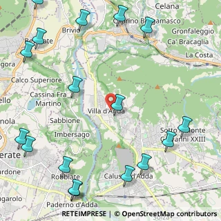 Mappa Via Frigerio Tranquilla, 24030 Villa d'Adda BG, Italia (3.16294)