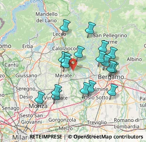 Mappa Via Frigerio Tranquilla, 24030 Villa d'Adda BG, Italia (12.71167)
