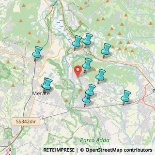 Mappa Via Frigerio Tranquilla, 24030 Villa d'Adda BG, Italia (3.47)