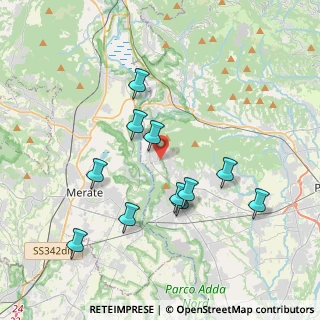 Mappa Via Frigerio Tranquilla, 24030 Villa d'Adda BG, Italia (3.64909)