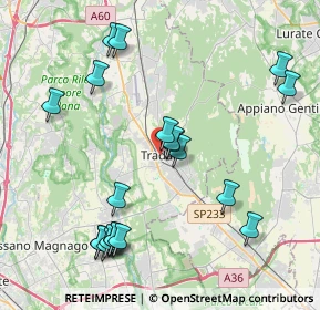 Mappa Via Crocifisso, 21049 Tradate VA, Italia (4.4585)