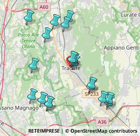 Mappa Via Crocifisso, 21049 Tradate VA, Italia (4.19222)